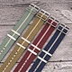 Replaceable nylon watch straps in sizes 18mm, 20mm, 22mm, 24mm, featuring an elegant stainless steel buckle. "Woven nylon apple watch strap" – the perfect choice to refresh your accessory.